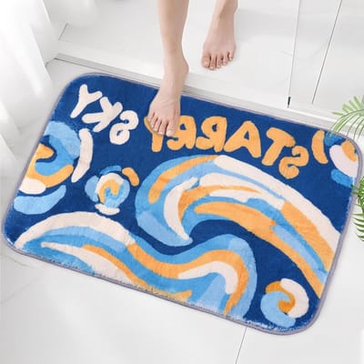 Antislip Badmat 40 x 60 cm, Absorberend en Superzacht, Wasbaar en Sneldrogend voor Badkamer, Keuken en Toilet