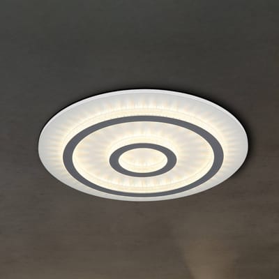 Globo LED plafondlamp Jayden, wit/antraciet, CCT, dimbaar