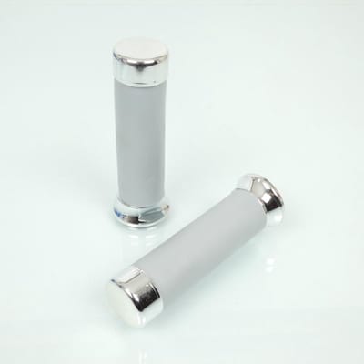 Handvat RMS grijs verchroomd uiteinde voor scooter Piaggio 125 Vespa PX 1977-1982 Nieuw
