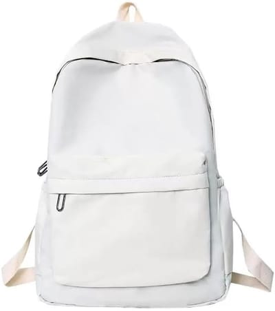 Rugzak - Schoudertas - Casual tas - Reisrugzak - Lichtgewicht en waterdicht - Geschikt voor studenten (unisex), wit