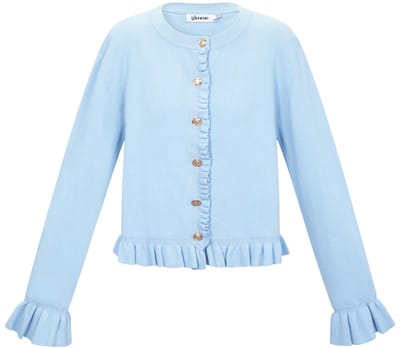 Comfortabel Gebreid Damesvest 'De Liefdevolle Ruchecardigan' met Goudkleurige Knopen - Roze - Maat S/M