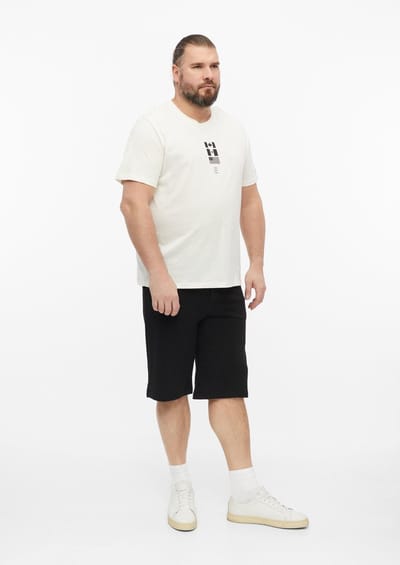 Bermuda relaxed fit medium rise rechte pijp s.Oliver Detroit