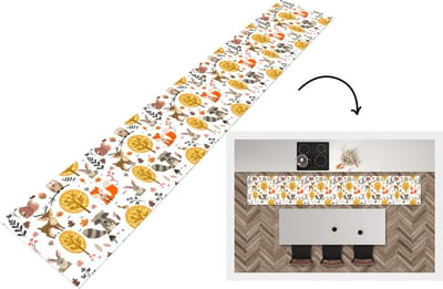 Keukenloper - Loper keuken - Design - Dieren - Bos - 300x50 cm - Keukenloper vinyl