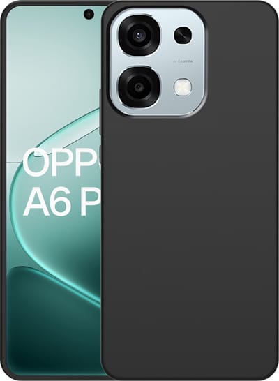 Cazy hoesje geschikt voor Oppo A6 Pro Hoesje Siliconen - Flexibele Case - Zwart