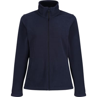 Regatta Dames/Dames Micro Full Zip Fleecejack (Donkere marine)