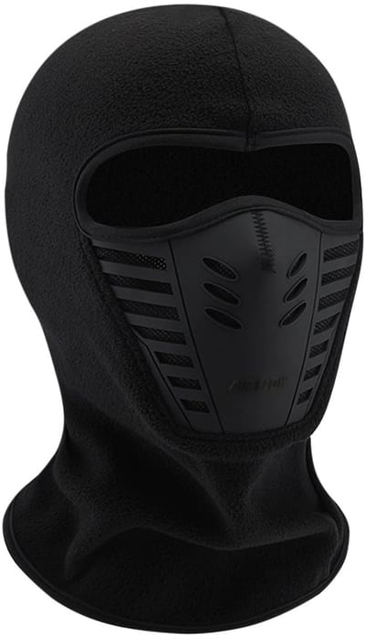 Dailygoods- Sportmasker winddicht - Gezichtsmasker multifunctioneel - Hoofdbedekking - Thermo-fleece - Polyester - Bescherming tegen kou