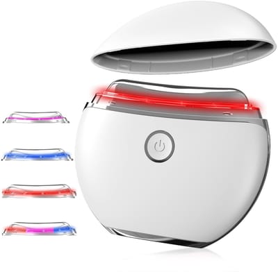 Ynkkvre - EMS Gua Sha Gezichtsmassager – 4-in-1 Microstroom & Warmte – Huidversteviging– Oplaadbare Elektrische Gezichtsverzorging