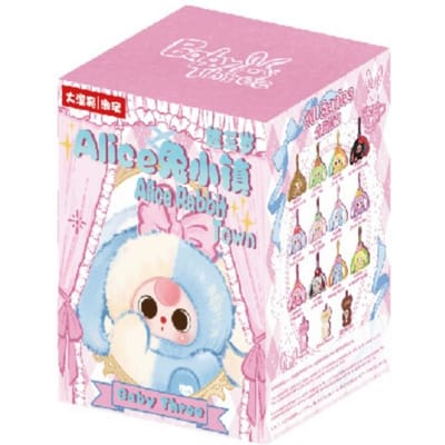 Nieuwe Baby Drie Alice Konijnenstad Serie Blind Box Kawaii Bedel Speelgoed Verzamel Figuur Pop Verjaardag Meisje Fans Kerstcadeau white