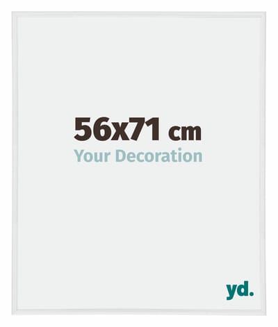 Your Decoration - Fotolijst 56x71 cm - Kunststof - Wit Hoogglans - Annecy