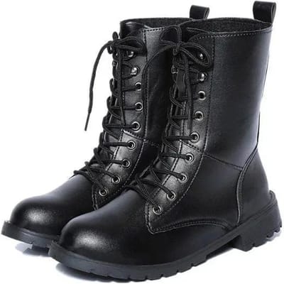 Nieuwe Veterschoenen Dames Motorlaarzen Dames Britse Stijl Enkellaarsjes Gothic Punk Lage Hak Klassieke Laars Damesschoenen 35 black