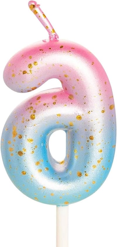 Dailygoods - Cijferkaars roze blauw, verjaardagskaarsen voor taart, gelukkige verjaardagskaarsen verjaardagstaarten, taarttopper voor kinderen, jongens, verjaardag, bruiloft, bedrijf, jubileum, taartdecoraties