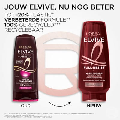 L'Oréal Elvive Full Resist Conditioner - 3 x 250 ml - Voordeelverpakking
