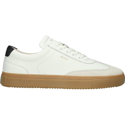 Blackstone SLATE HARPER - DG516 Wit Zwart - Sneaker (laag) - Heren - Wit - Maat: 45