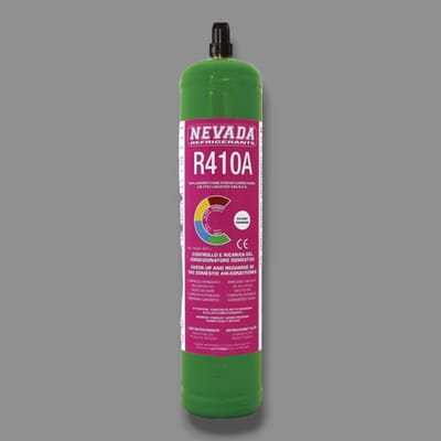 Koelgas R410A navulling in fles 780g met 5/16 SAE ventiel