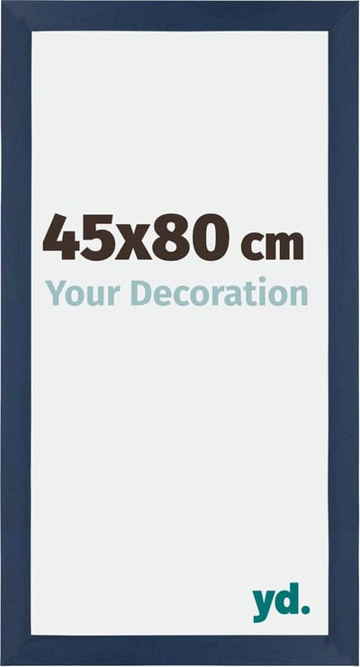 Your Decoration - Fotolijst 45x80 cm - MDF - Donkerblauw Geveegd - Mura