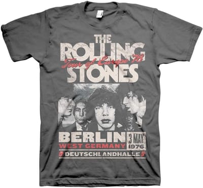 Rock T-Shirt Tour Europa 1976 - Maat M