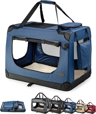 Inklapbare Hondentransportbox Reistas Blauw