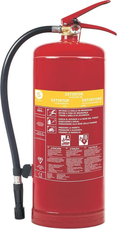 Schuimblusser 6L met Montagebeugel - BSI Gecertificeerd