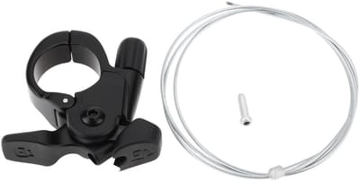 JHUBERS - Fiets Voorvork Lock Hendel met Kabel voor Sportfietsen - Binnendiameter 22.2mm - Zwart