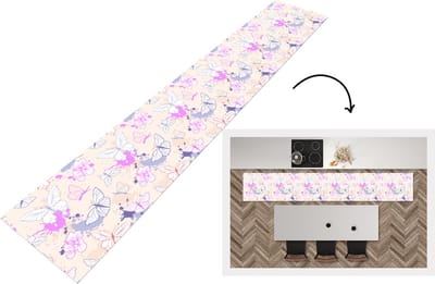 Keukenloper - Loper keuken - Vlinder - Patronen - Bloemen - 300x50 cm - Keukenloper vinyl