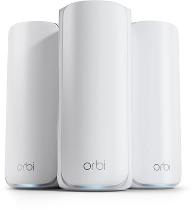 Netgear Orbi 870 Series RBE873 - Wi-Fi system - Wi-Fi 7 - desktop - Mesh router 802.11a/b/g/n/ac/ax/be (Wi-Fi 7)