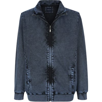 Babista herren Sweatvest - 48/50 - blauw - Plus Size