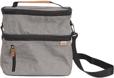 Cook Concept Koeltas - voor lunchpakket of drankjes - 12 liter - 26 x 18 x 27 cm - Draagband - Grijs