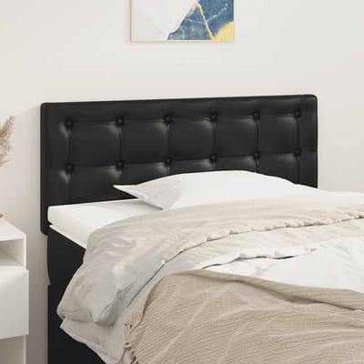 vidaXL - Hoofdbord - 80x5x78/88 - cm - kunstleer - zwart