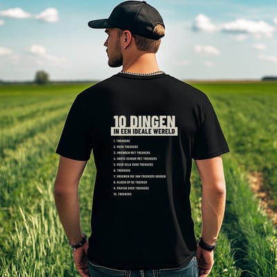 AGRIFANS® Ideale Wereld - Heren T-shirt - S
