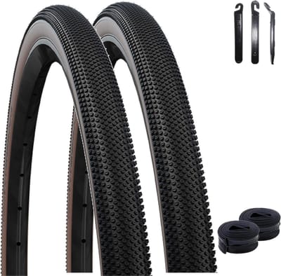 Vouwbanden Set - Fietsbanden Binnenbanden - Fietsen Onderhoud - Race Guard Bescherming - 45-622 28x1.70 - Brons