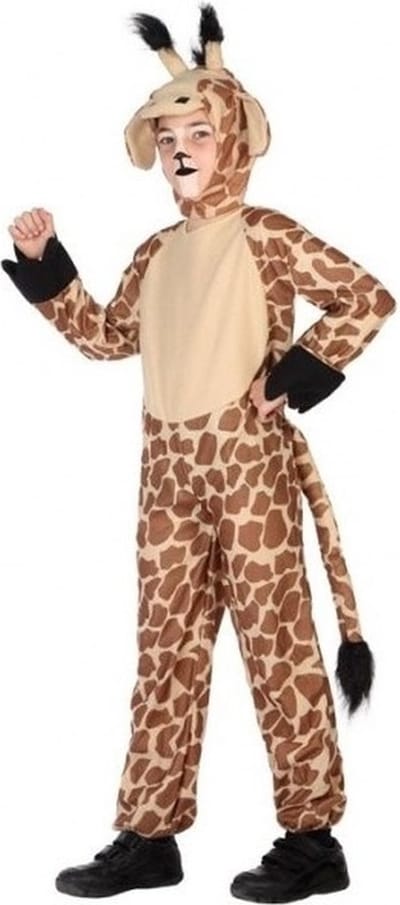 Atosa Dierenpak giraffe - onesie verkleedkostuum - voor kinderen - carnavalskleding - dieren kostuums 104