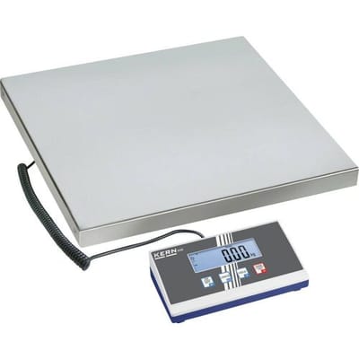 EOB 60K20L EOB 60K20L Platformweegschaal Weegbereik (max.) 60 kg Resolutie 20 g werkt op stekkernetvoeding Zilver