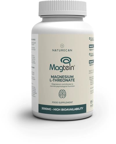 Naturecan Magnesium L-Threonaat Capsules - Magtein® Magnesium - 2000 mg per Dagdosering - Vegan - 90 Capsules - 30 Porties