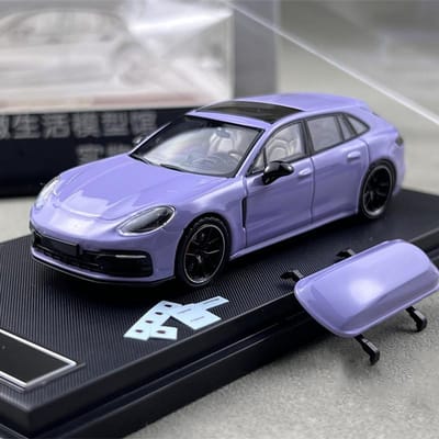 Kamer 1:64 Panamera Sport Turismo Stationwagen Lichtmetalen Auto Diecasts & Speelgoedvoertuigen Automodel Minischaal Modelauto Speelgoed Voor Kinderen