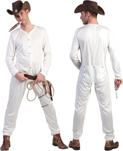 "Cowboy ondergoed kostuum voor volwassenen - Verkleedkleding - M/L"