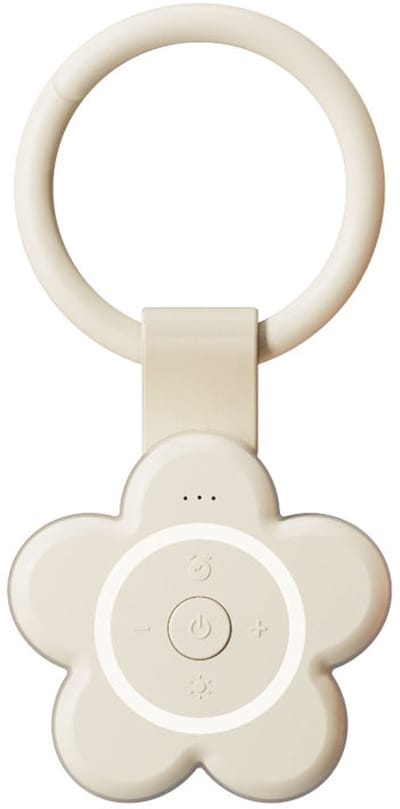 Witte Ruis Baby Slaaptrainer – Rustgevende Geluiden & Nachtlampje – Oplaadbaar – Beige