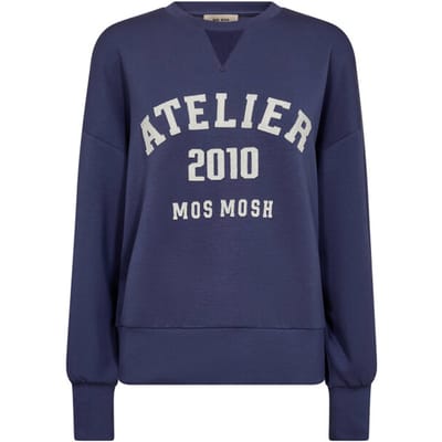 relaxed fit sweatshirt van viscosemix model 'Nima'