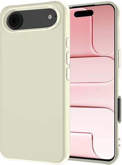 Hoesje - Geschikt voor Apple iPhone Air - Sterk & Shockproof - Hoes Cover - Siliconen Case - Wit