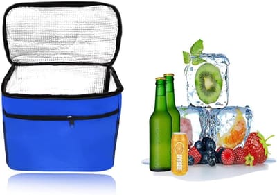 Opvouwbare koeltas voor lunch en picknick, thermotas met isolatie - klein formaat
