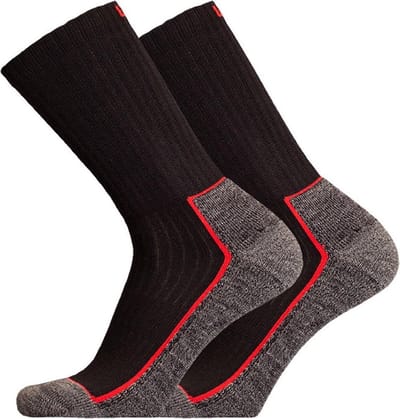 UphillSport - 2-Pack - Finse Wandelsokken - Flextech Vochtregulatie - Heren / Dames - zwart / grijs - 35-38 - 8386