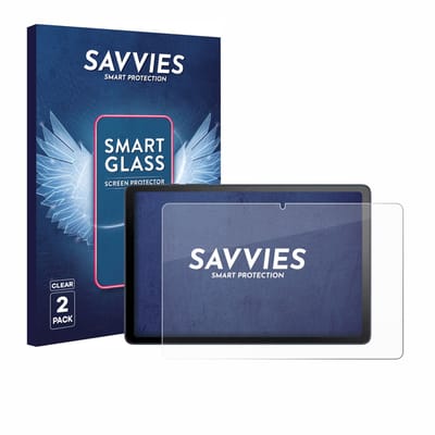 2 Stuks Savvies Screenprotector - geschikt voor TCL TAB 10L Gen 4 - beschermfolie glas transparant