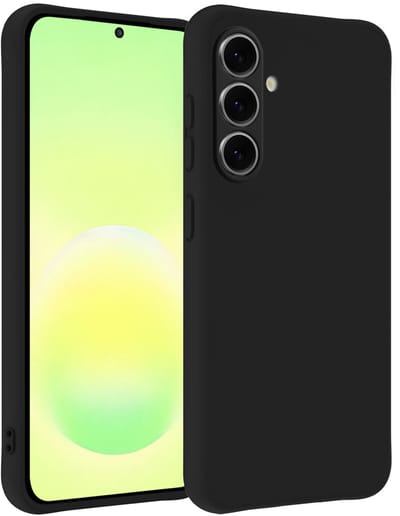 Hoesje - Geschikt voor Samsung Galaxy A57 - Sterk & Shockproof - Hoes Cover - Siliconen Case - Telefoonhoesjes - Zwart