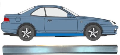 Reparatie dorpel voor Honda Prelude 1996-2001 / Links = Rechts (symmetrisch)