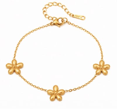 Luxe armband - Verguld - vrouwen armband - Goudkleurig armbanden - hoogwaardig roestvrij staal- armbandje - Goudkleurig - cadeau - verjaardag cadeau
