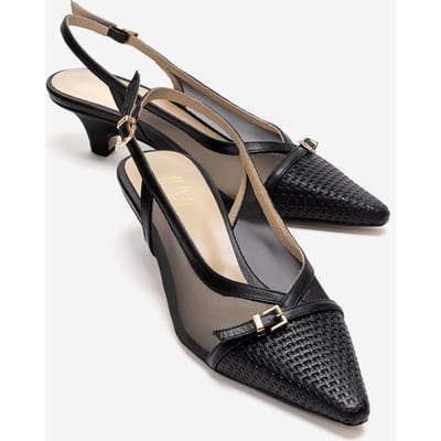 Laviera Mesh Slingback Pump