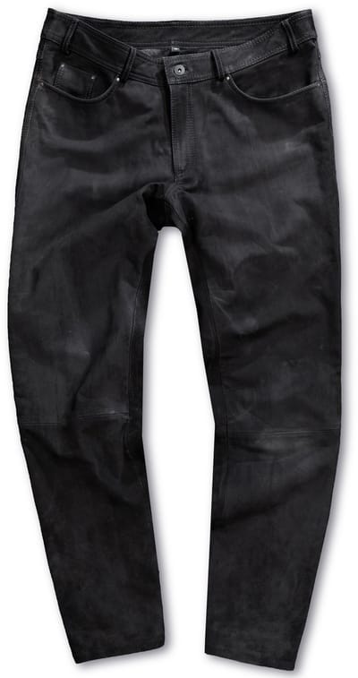 JP 1880 - Heren - leren broek regular fit 5-pocket buffelleer - Bruin - Maat 54