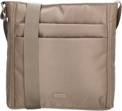 Beagles Duomo Schoudertas - Crossbody - Veiligheidsrits - Safety Zipper - Praktische Indeling - Verstelbare Schouderband - Taupe