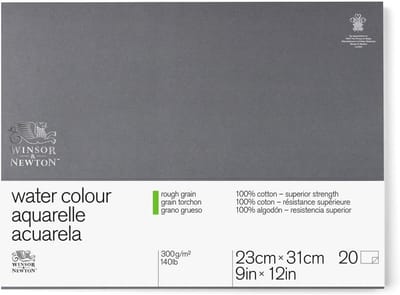 Professioneel Aquarelblok Grove Korrel 300 g/m² 20 Vellen 22,9 x 30,5 cm Katoen