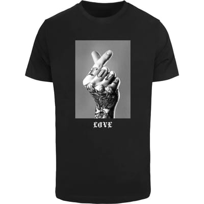 Mister Tee - Tattoed Love Sign Heren Tshirt - XS - Zwart
