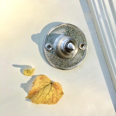 Deurbel Knop - Drukknop Bel - Huis Entree - Mat Nikkel Finish - Diameter 75mm - Roestvrij Staal